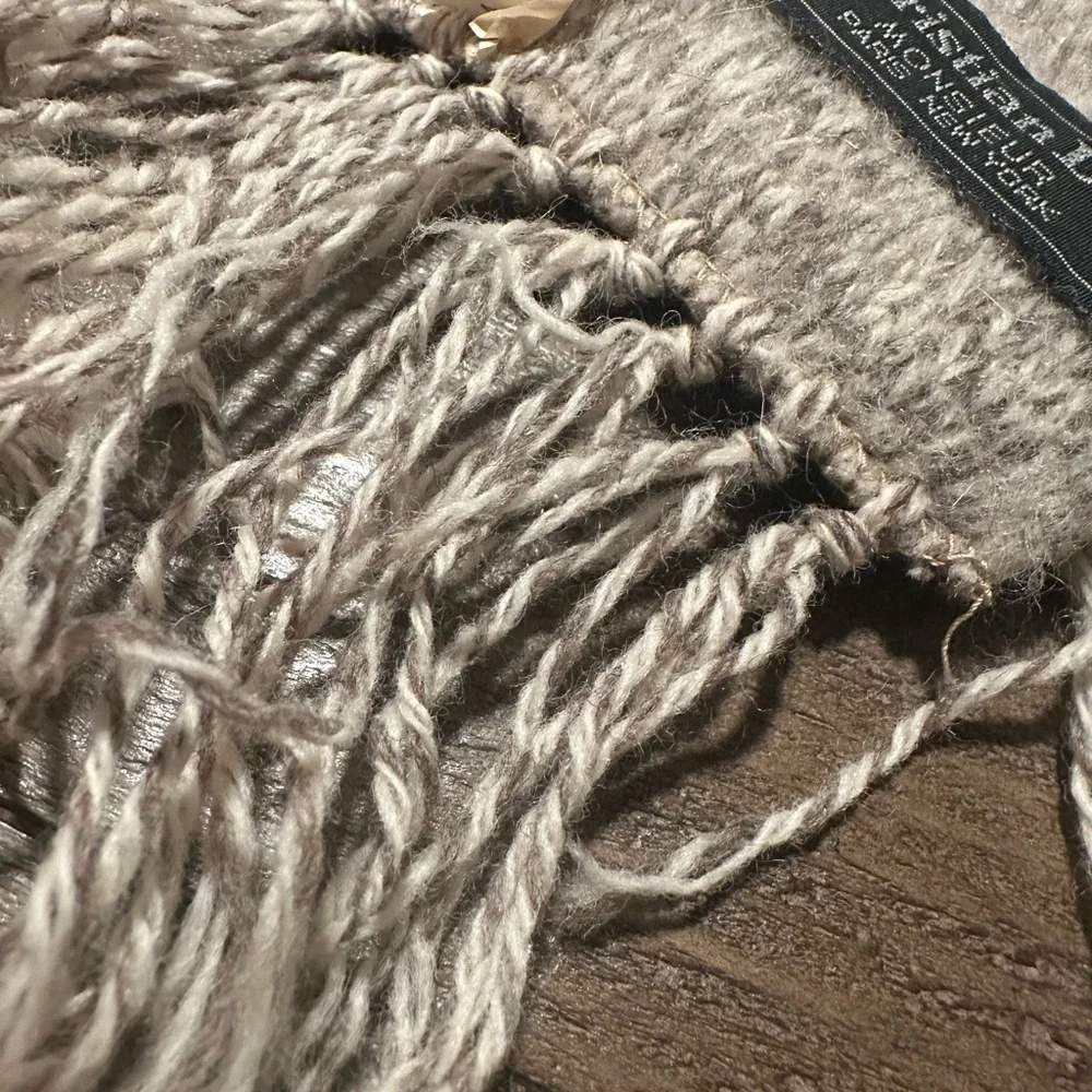 Christian Dior Wool Knit Scarf